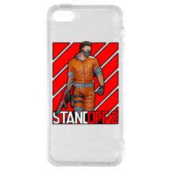 Чехол для iPhone5/5S/SE Standoff 2 Red Logo - PrintSalon