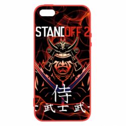 Чехол для iPhone5/5S/SE Standoff Samurai And Fire - PrintSalon