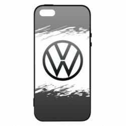 Чохол для iphone 5/5S/SE Volkswagen logo and grunge - PrintSalon