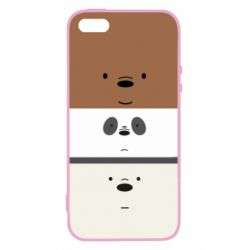Чохол для iphone 5/5S/SE We bare bears ice cream - PrintSalon