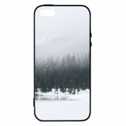 Чохол для iphone 5/5S/SE Winter forest - PrintSalon