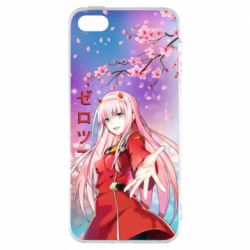 Чехол для iPhone5/5S/SE Zero Two Darling In The Franxx - PrintSalon