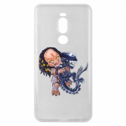 Чехол для Meizu Note 8 Alien vs Predator - PrintSalon
