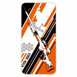 Чохол для Meizu Note 8 CS: GO AWP Asiimov Skin - PrintSalon