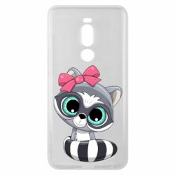 Чехол для Meizu Note 8 Cute raccoon - PrintSalon