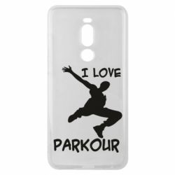Чехол для Meizu Note 8 I love parkour - PrintSalon