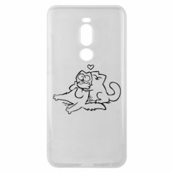 Чехол для Meizu Note 8 Кот Саймона Любовь - PrintSalon