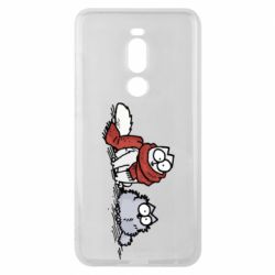 Чехол для Meizu Note 8 Кот Саймона Зима - PrintSalon