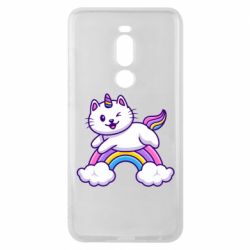 Чехол для Meizu Note 8 Котик-единорог - PrintSalon