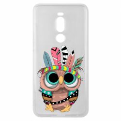 Чехол для Meizu Note 8 Little owl with feathers - PrintSalon