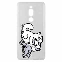 Чохол для Meizu Note 8 Любов котів - PrintSalon