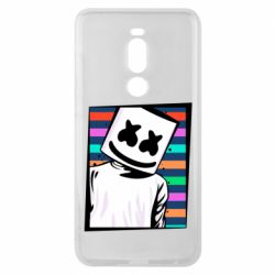 Чехол для Meizu Note 8 Marshmello Colorful Portrait - PrintSalon