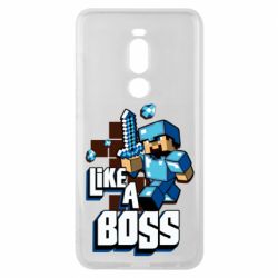Чехол для Meizu Note 8 Minecraft Like a Boss - PrintSalon