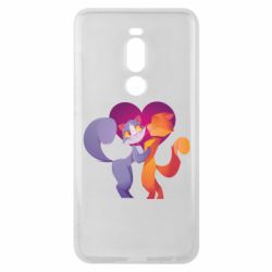 Чохол для Meizu Note 8 Парочка. Котики - PrintSalon