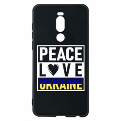 Чехол для Meizu Note 8 PEACE LOVE UKRAINE - PrintSalon