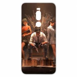 Чехол для Meizu Note 8 Pubg on the throne - PrintSalon