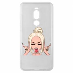 Чехол для Meizu Note 8 Punk Girl-PrintSalon Чехол для Meizu Note 8 Punk Girl