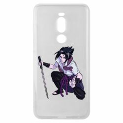 Чехол для Meizu Note 8 Sasuke with katana - PrintSalon