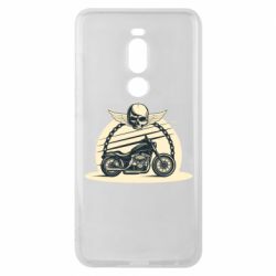 Чехол для Meizu Note 8 Skull and Bike - PrintSalon