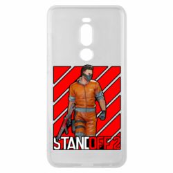 Чехол для Meizu Note 8 Standoff 2 Red Logo - PrintSalon