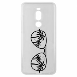 Чехол для Meizu Note 8 Sunglasses And Palm Trees - PrintSalon