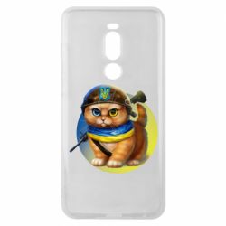 Чехол для Meizu Note 8 Военный котик - PrintSalon