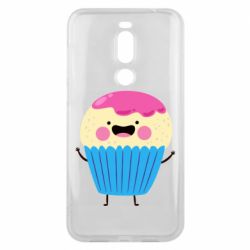 Чехол для Meizu X8 Funny cupcake with smile - PrintSalon