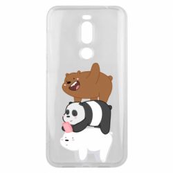 Чехол для Meizu X8 Гризли Панда и Белый - PrintSalon