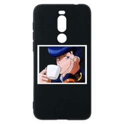Чехол для Meizu X8 Higashikata Josuke drinking tea - PrintSalon