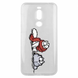 Чехол для Meizu X8 Кот Саймона Зима - PrintSalon