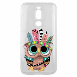 Чехол для Meizu X8 Little owl with feathers - PrintSalon