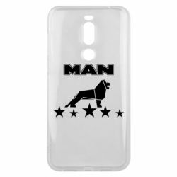 Чехол для Meizu X8 Man lion and stars - PrintSalon