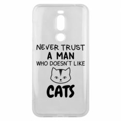 Чехол для Meizu X8 Не любит котов - не доверяй - PrintSalon