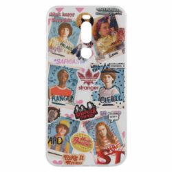 Чехол для Meizu X8 Очень странные дела. Стикеры - PrintSalon