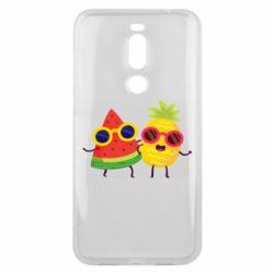 Чехол для Meizu X8 Pineapple with watermelon - PrintSalon