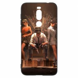 Чехол для Meizu X8 Pubg on the throne - PrintSalon
