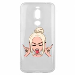 Чехол для Meizu X8 Punk Girl - PrintSalon