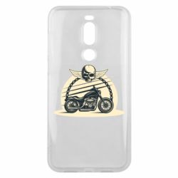 Чехол для Meizu X8 Skull and Bike - PrintSalon