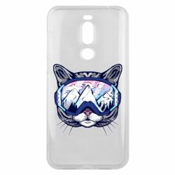 Чехол для Meizu X8 Snowboard Cat - PrintSalon