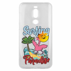 Чехол для Meizu X8 Surfing Paradise Flamingo - PrintSalon