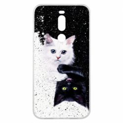 Чехол для Meizu X8 Yin and Yang cats - PrintSalon