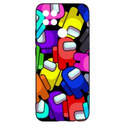 Чехол для Oppo A15s/A15 Among us multicolored - PrintSalon