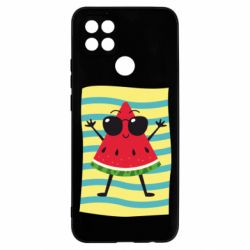 Чехол для Oppo A15s/A15 Арбуз на пляже - PrintSalon
