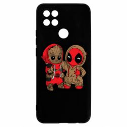 Чехол для Oppo A15s/A15 Baby Groot And Deadpool - PrintSalon