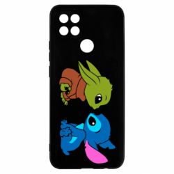 Чехол для Oppo A15s/A15 Baby Yoda And Stitch - PrintSalon