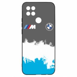 Чехол для Oppo A15s/A15 BMW logo and gray background - PrintSalon