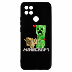 Чехол для Oppo A15s/A15 Creeper and Cat - PrintSalon