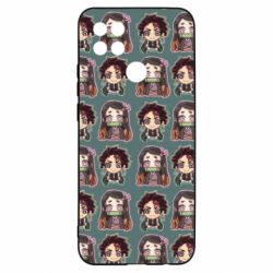 Чехол для Oppo A15s/A15 Cute Tanjiro with Nezuko - PrintSalon