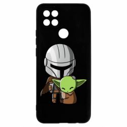 Чехол для Oppo A15s/A15 Din Djarin And The Child - PrintSalon
