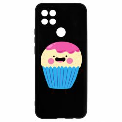 Чехол для Oppo A15s/A15 Funny cupcake with smile - PrintSalon